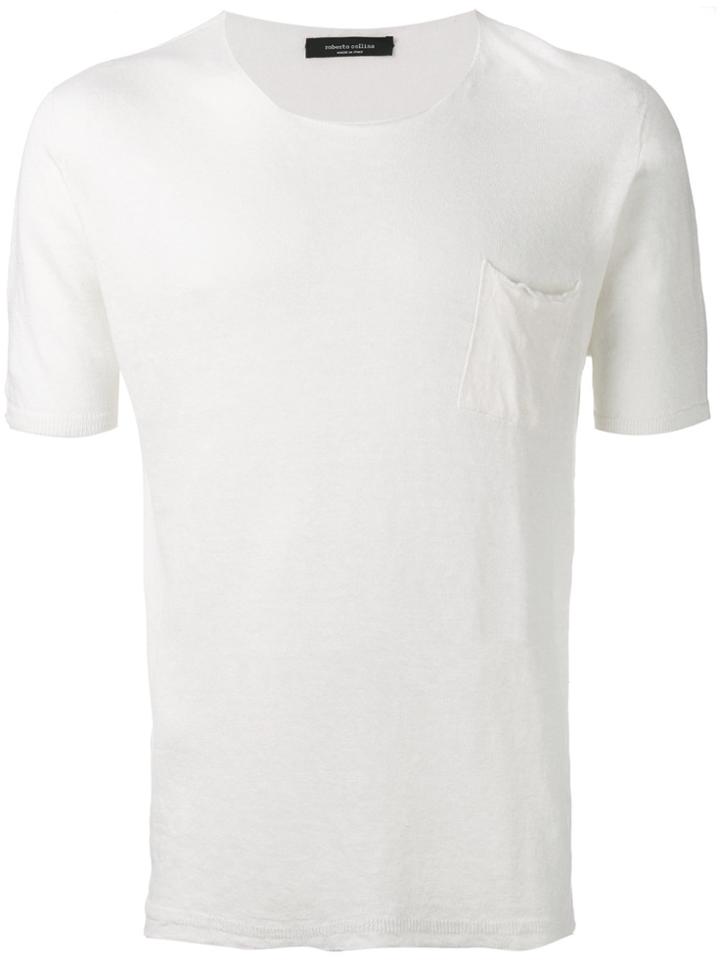 Roberto Collina Knitted T-shirt - White