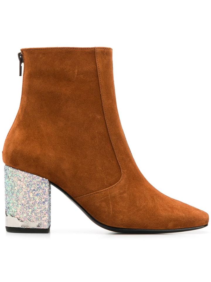 Toga Pulla Two-tone Ankle Boots - Brown