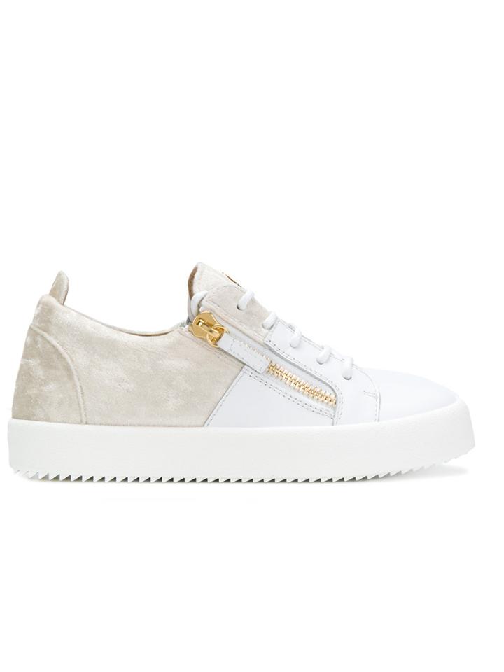 Giuseppe Zanotti Design Nicki Low Top Sneakers - White