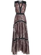 Peter Pilotto Sleeveless Dress With Pleats - Metallic