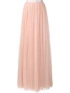 Needle & Thread High-rise Draped Long Skirt, Women's, Size: 10, Pink/purple, Polyester/nylon