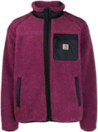 Carhartt Wip Prentis Faux-fur Jacket - Purple