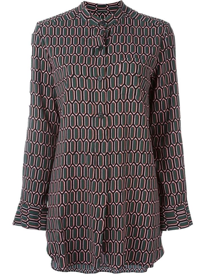 Marni Hexagonal Print Blouse