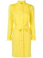 Twin-set Ruffled Blouse Dress - Yellow