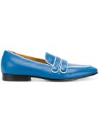 Leqarant Front Strap Loafers - Blue