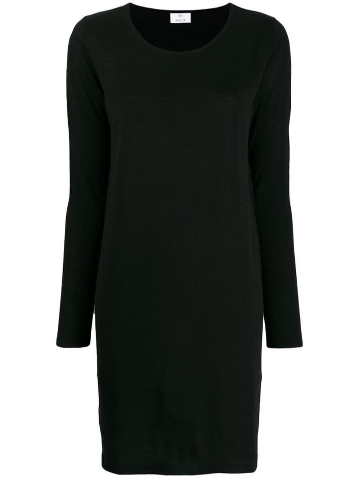 Allude Colour Block Knitted Dress - Black
