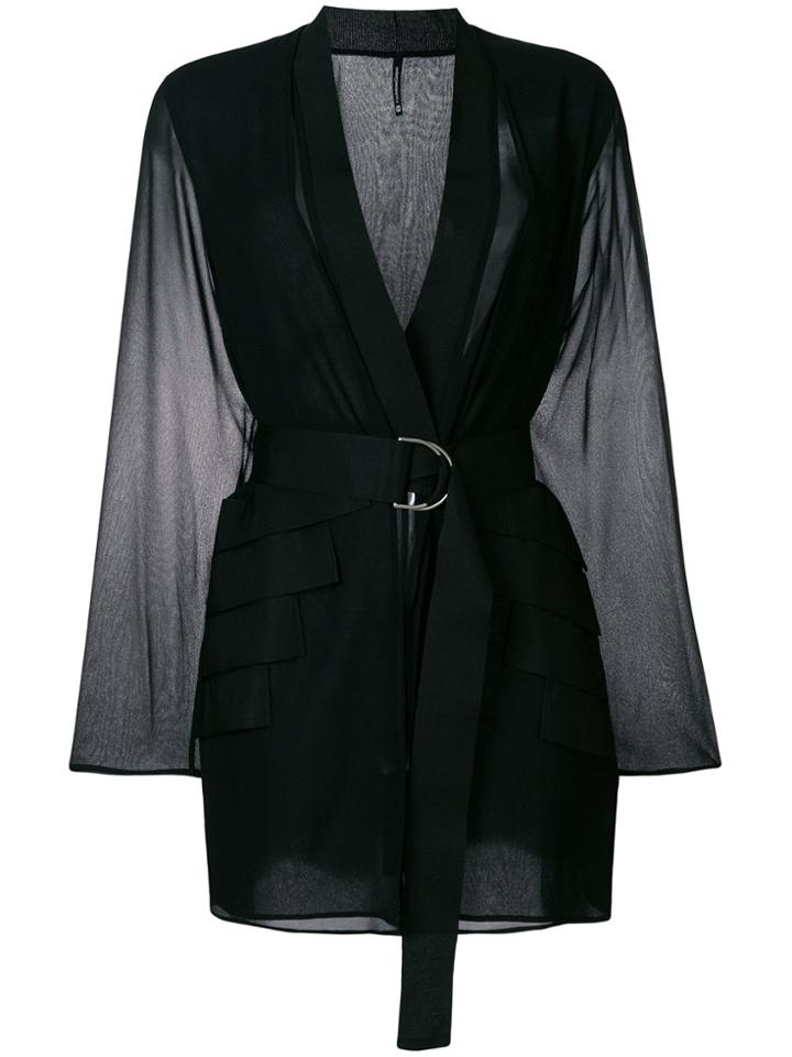 Pierantoniogaspari Belted Jacket - Black