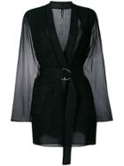 Pierantoniogaspari Belted Jacket - Black