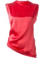 Aries Twisted Open Back Blouse