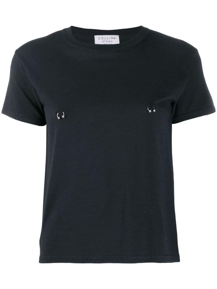 Collina Strada Pierced T-shirt - Black