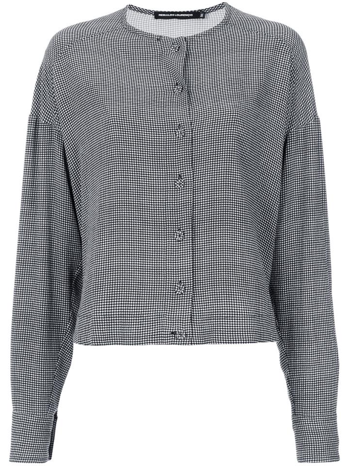 Reinaldo Lourenço Pied De Poule Shirt - Black