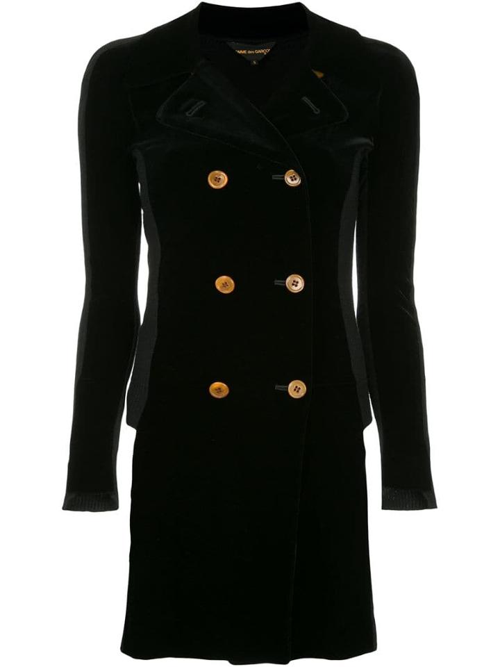 Comme Des Garçons Pre-owned High Low Jacket - Black