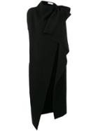 Victoria Beckham Ruffle Detail Gilet - Black