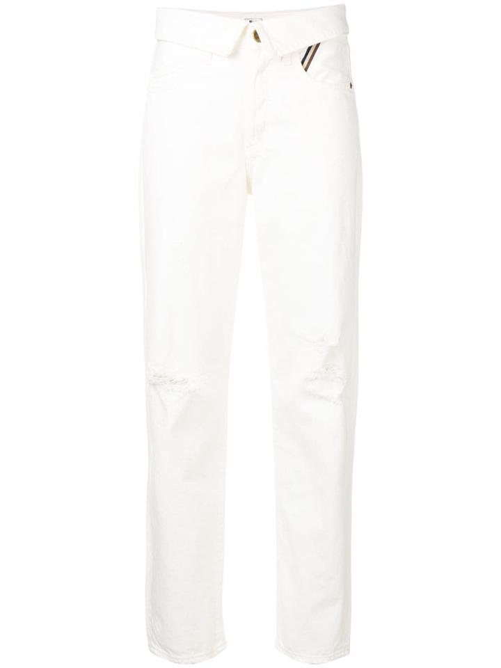 Jean Atelier Straight-leg Jeans - White