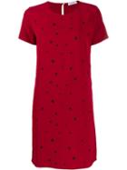 P.a.r.o.s.h. Short Star Print Dress - Red
