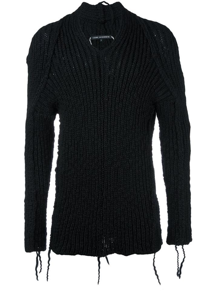Cedric Jacquemyn Frayed Jumper