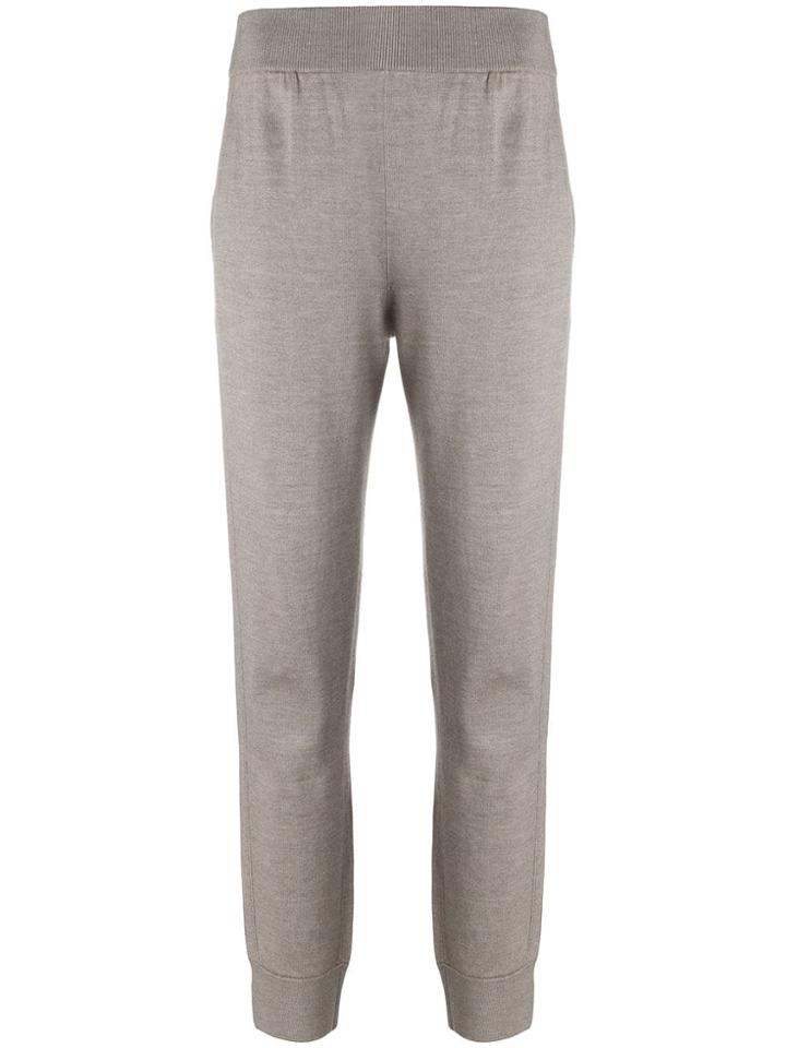 Hermès Pre-owned Tapered Lounge Trousers - Grey