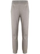 Hermès Pre-owned Tapered Lounge Trousers - Grey