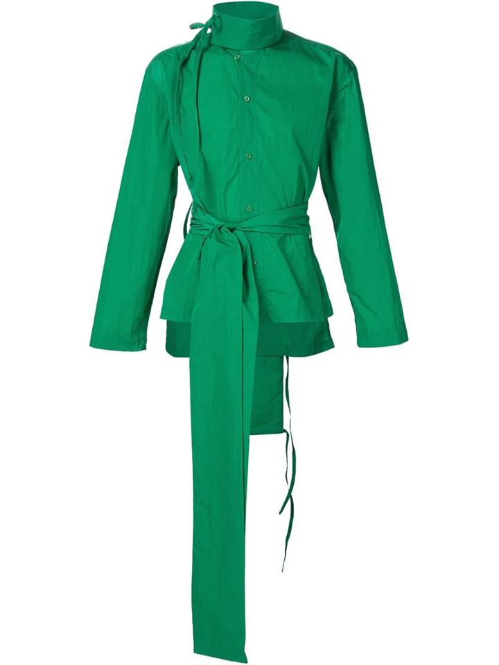Craig Green Asymmetric Belted Shirt