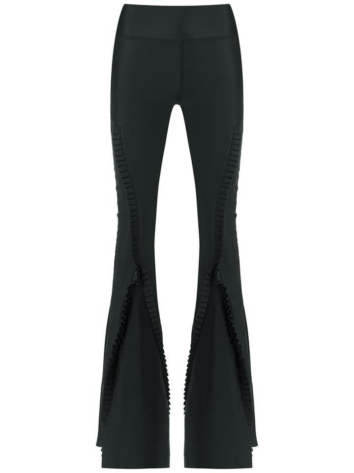 Andrea Bogosian - Flared Trousers - Women - Polyamide/spandex/elastane - G, Women's, Black, Polyamide/spandex/elastane