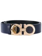 Salvatore Ferragamo Gancini Buckle Belt - Blue