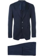 Tagliatore Two Button Suit, Men's, Size: 54, Blue, Cupro/virgin Wool