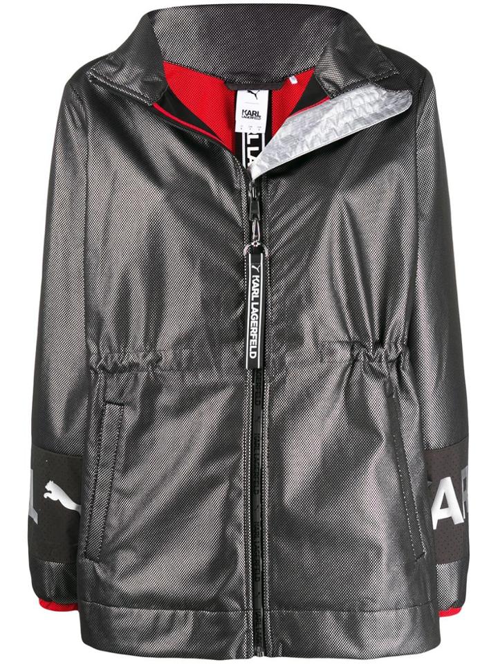 Karl Lagerfeld X Puma Ruffled Jacket - Black