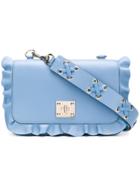 Red Valentino Flower Puzzle Bag - Blue