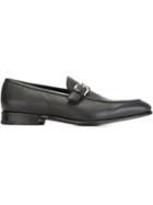 Salvatore Ferragamo Gancio Bit Loafers, Men's, Size: 7, Blue, Calf Leather/leather