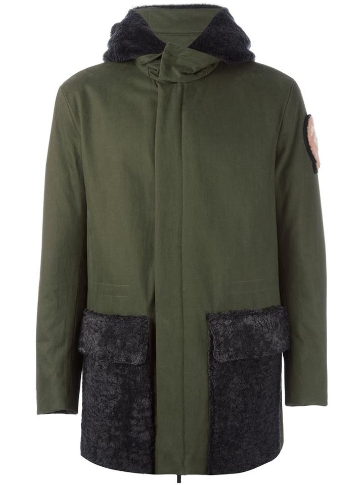 Fendi Fur Pocket & Hood Parka