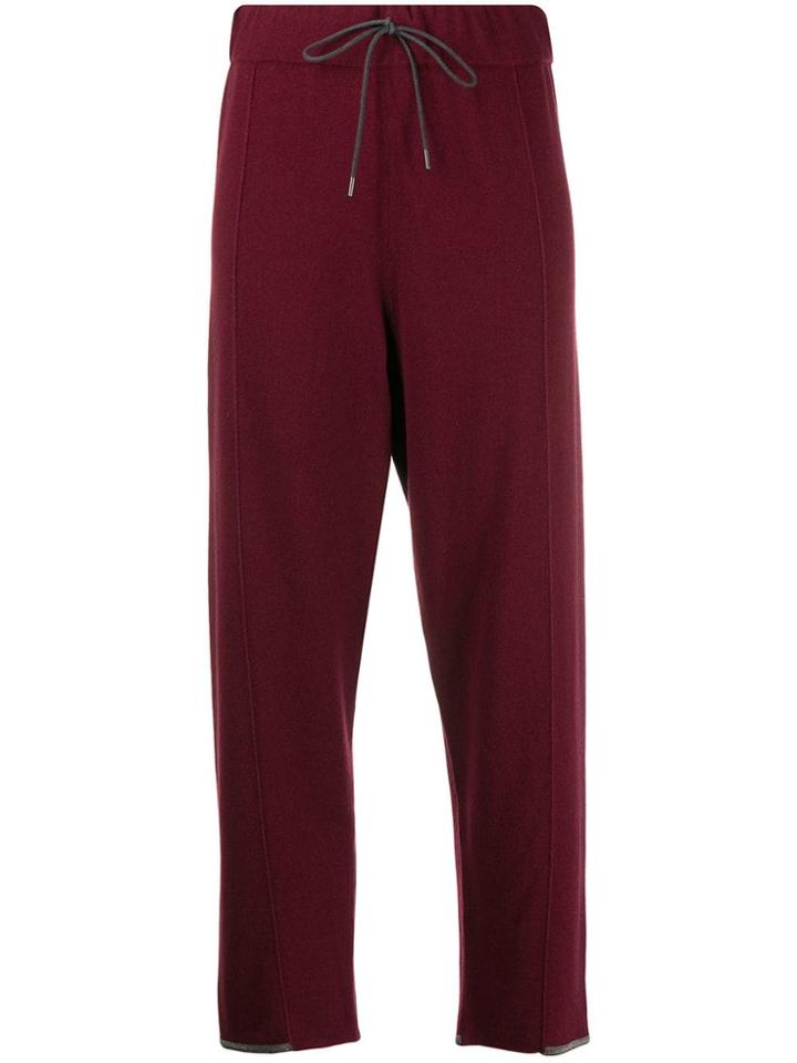 Fabiana Filippi Soft Straight-leg Trousers - Red