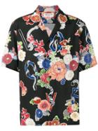 Saint Laurent - Floral Print Shirt - Men - Viscose - 41, Black, Viscose
