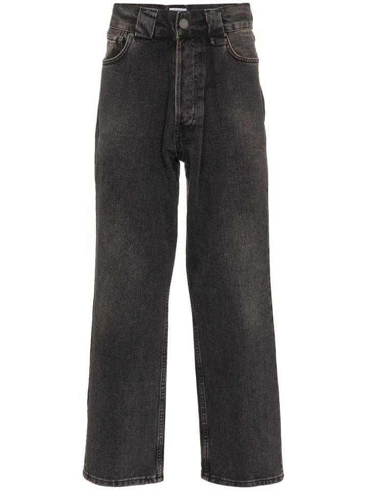 Willy Chavarria Willy Wshd Dnm Crp Jns Blk - Black