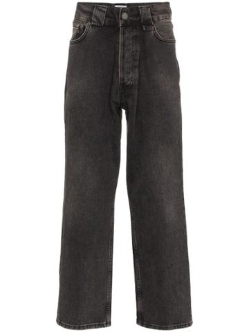 Willy Chavarria Willy Wshd Dnm Crp Jns Blk - Black