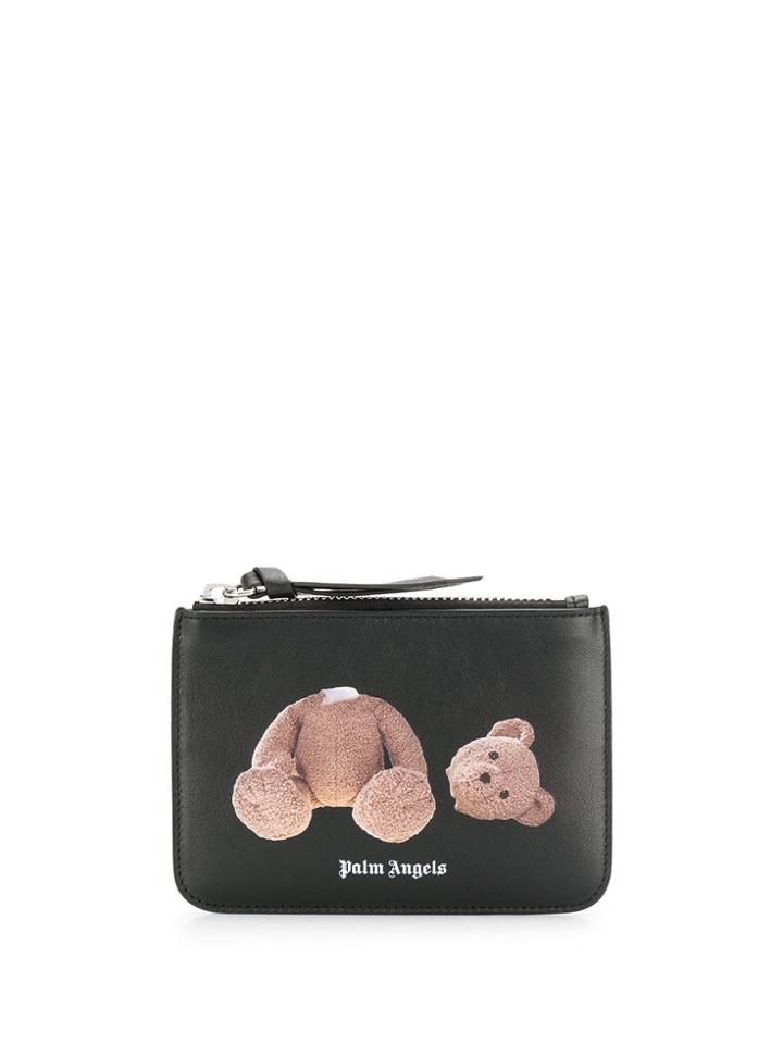 Palm Angels Logo Wallet - Black