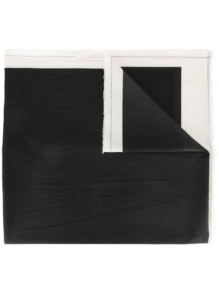 Lost & Found Ria Dunn - Face Print Scarf - Unisex - Cotton - One Size, Black, Cotton
