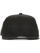Palm Angels Embroidered Logo Cap, Men's, Black, Cotton
