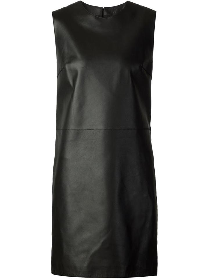 Calvin Klein Collection Leather Shift Dress