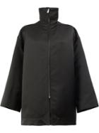 Rick Owens - Oversized Coat - Women - Silk/cotton/polyester/viscose - One Size, Black, Silk/cotton/polyester/viscose