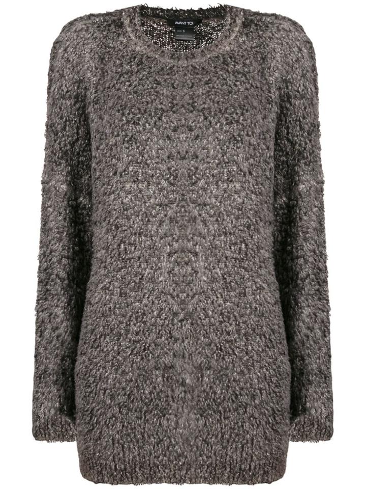 Avant Toi Loose-fit Knit Jumper - Brown