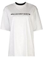 Alexander Wang Front Logo T-shirt - Grey