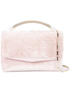 Eddie Borgo - Velvet Shoulder Bag - Women - Leather/velvet - One Size, Pink/purple, Leather/velvet