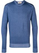 Entre Amis Round Neck Sweater - Blue