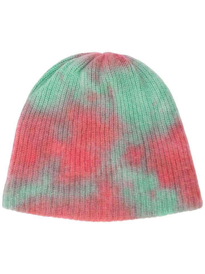 The Elder Statesman Dyed Beanie Hat - Pink