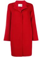Manzoni 24 Single Breasted Coat - Red