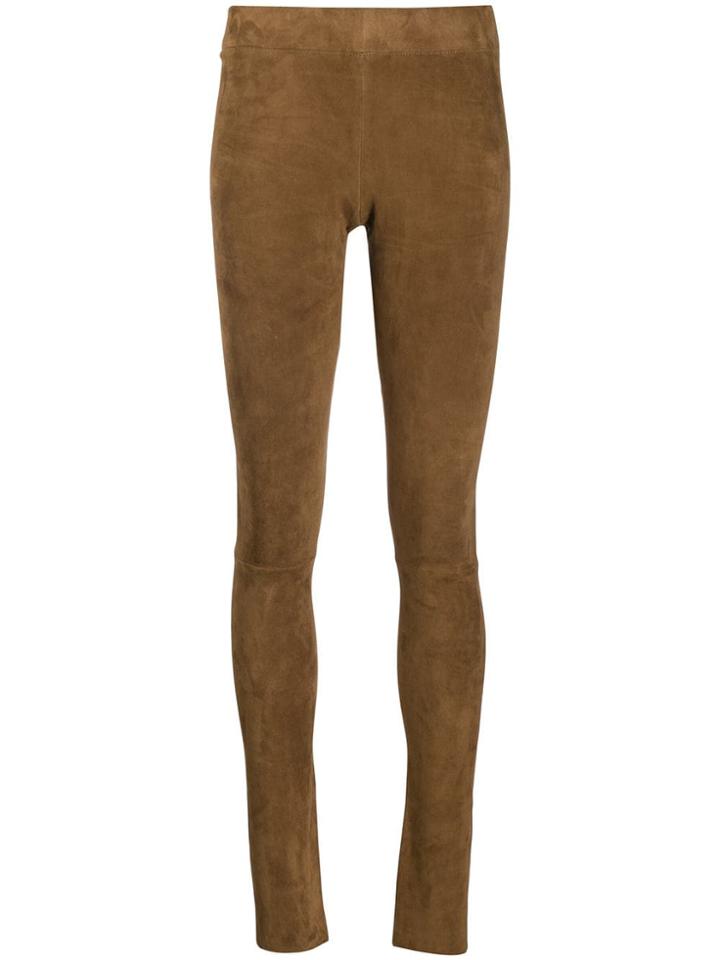 Sylvie Schimmel Textured Leggings - Brown