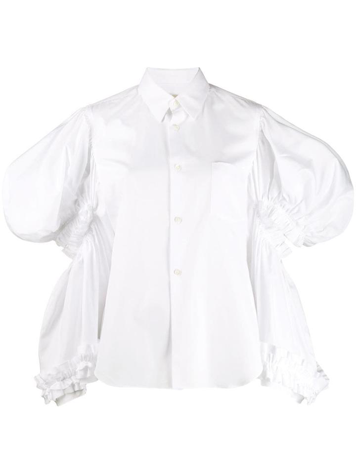 Comme Des Garçons Oversized Sleeve Shirt - White