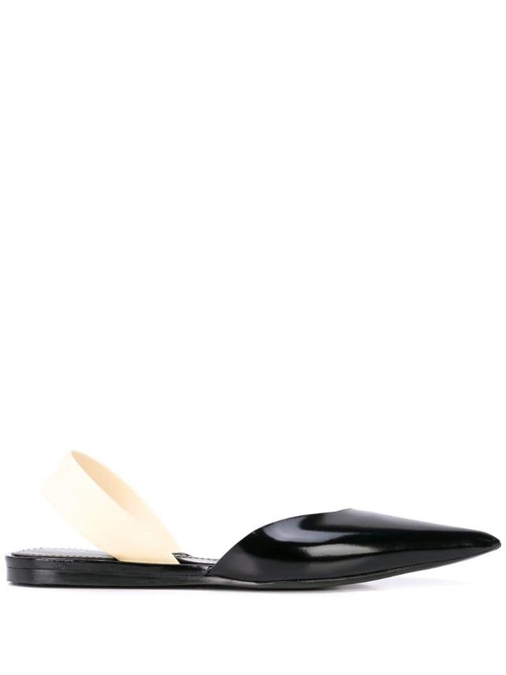 Proenza Schouler Pointed Slingback Pumps - Black