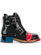 Alexander Mcqueen Buckle Boot - Black