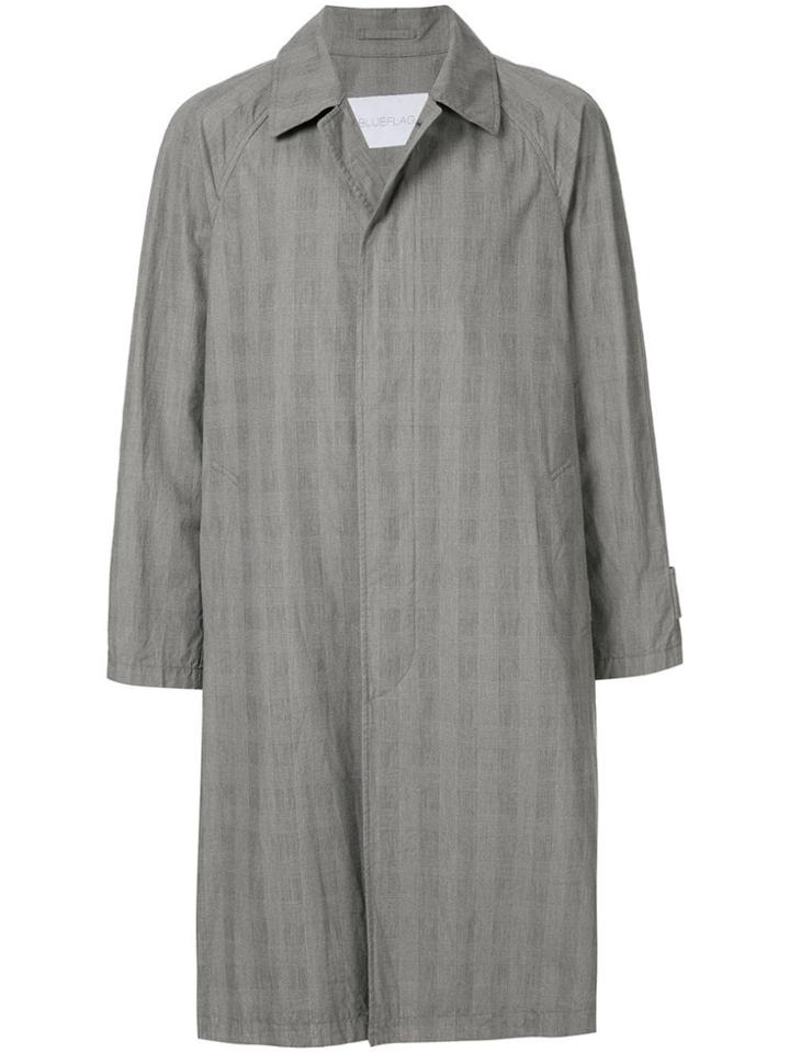 Blueflag + Kiminori Morishita Single-breasted Fitted Coat - Grey